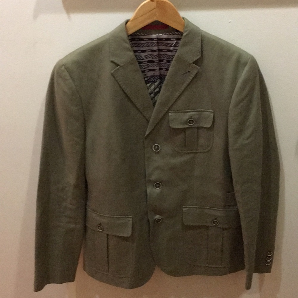 Ted Baker messenger jacket in green